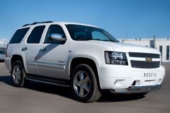 Пороги труба D42 для Chevrolet Tahoe 2012-
