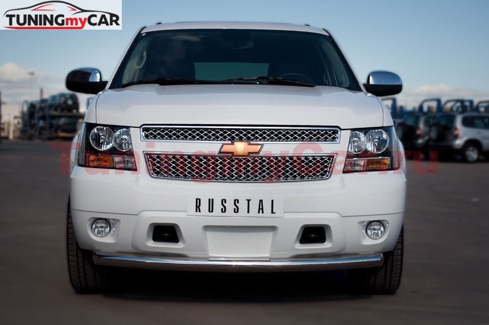 Защита переднего бампера D76 для Chevrolet Tahoe 2012-