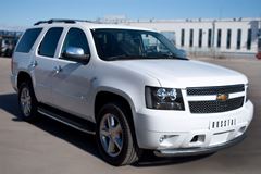 Защита переднего бампера D76 для Chevrolet Tahoe 2012-