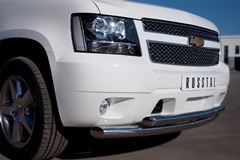 Защита переднего бампера D76/63 для Chevrolet Tahoe 2012-