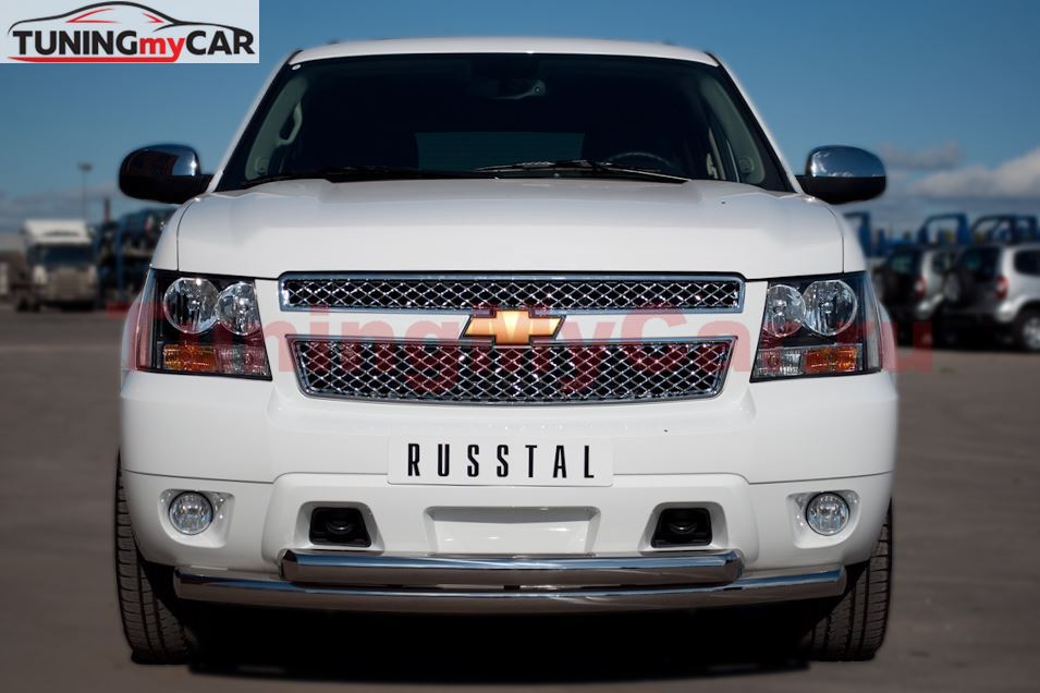 Защита переднего бампера D76/76 для Chevrolet Tahoe 2012-