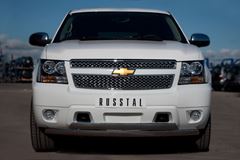 Защита переднего бампера D75х42/75х42 для Chevrolet Tahoe 2012-