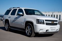 Защита переднего бампера D75х42/75х42 для Chevrolet Tahoe 2012-