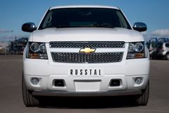 Защита переднего бампера D75X42 для Chevrolet Tahoe 2012-