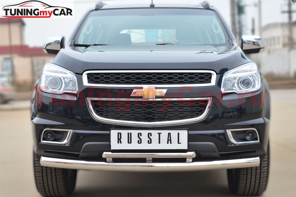 Защита переднего бампера D76 (дуга) D42 (дуга) для Chevrolet Trailblazer 2012-
