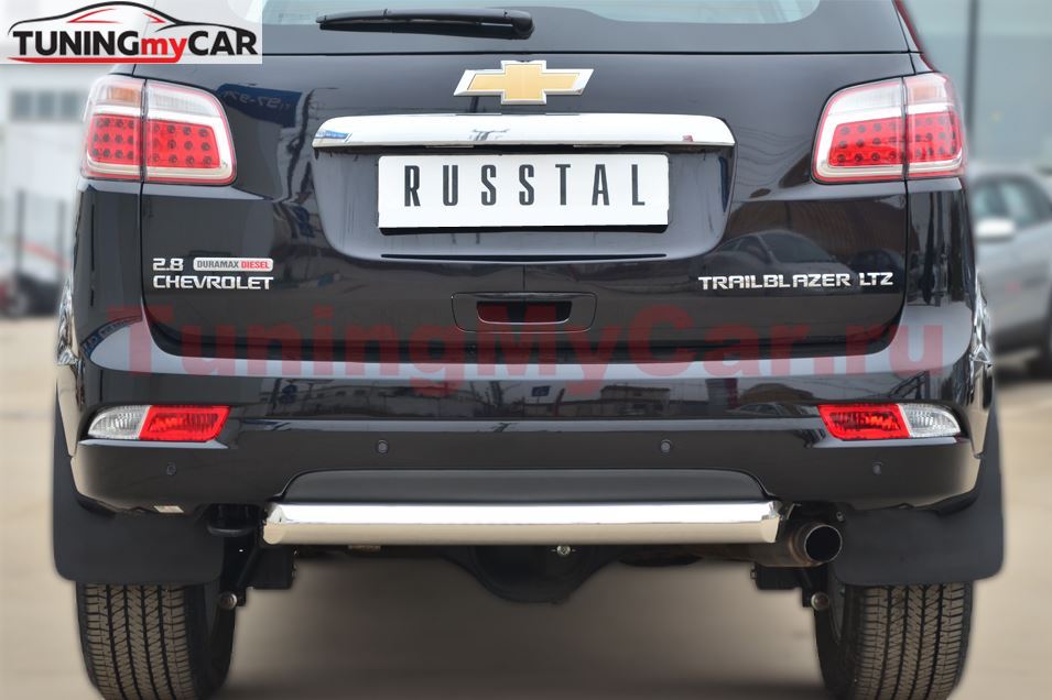 Защита заднего бампера D76 (дуга) для Chevrolet Trailblazer 2012-