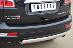 Защита заднего бампера 75х42 (дуга) для Chevrolet Trailblazer 2012-