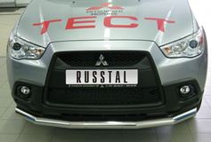 Защита переднего бампера D63 для Mitsubishi ASX 2010-2011