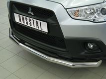 Защита переднего бампера D63 для Mitsubishi ASX 2010-2011