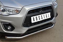 Защита переднего бампера D63 (секции) для Mitsubishi ASX 2012-