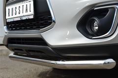 Защита переднего бампера D63 (секции) для Mitsubishi ASX 2012-