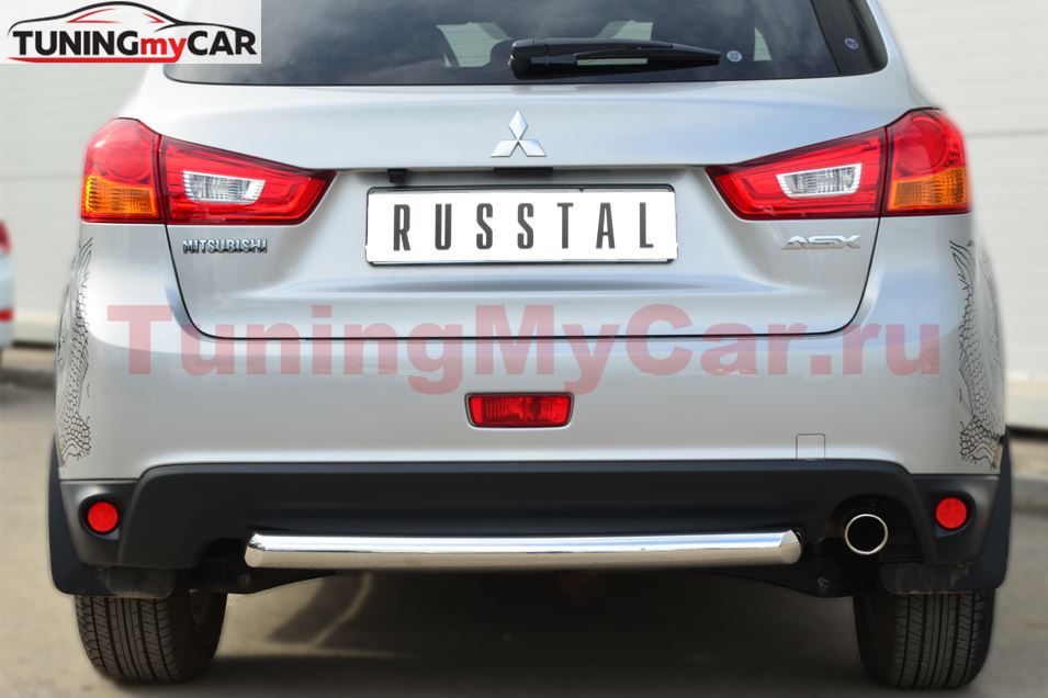 Защита заднего бампера D63 для Mitsubishi ASX 2012-