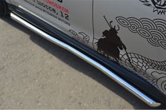 Пороги труба D63 (вариант 1) для Mitsubishi ASX 2012-