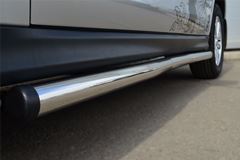 Пороги труба D63 (вариант 2) для Mitsubishi ASX 2012-