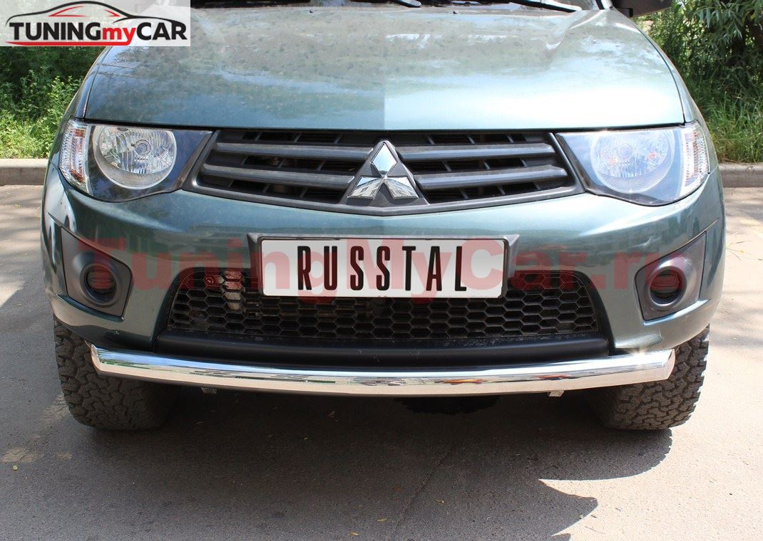 Защита переднего бампера D76 для Mitsubishi L200 2010-2013