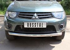 Защита переднего бампера D76 для Mitsubishi L200 2010-2013