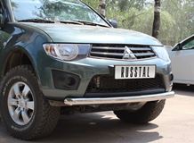 Защита переднего бампера D76 для Mitsubishi L200 2010-2013