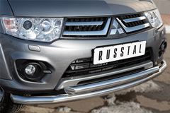 Защита переднего бампера D63 (секции) D63 (дуга) для Mitsubishi L200 2014