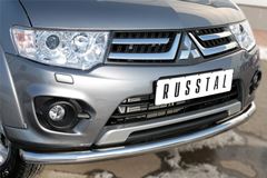 Защита переднего бампера D63 (секции) для Mitsubishi L200 2014