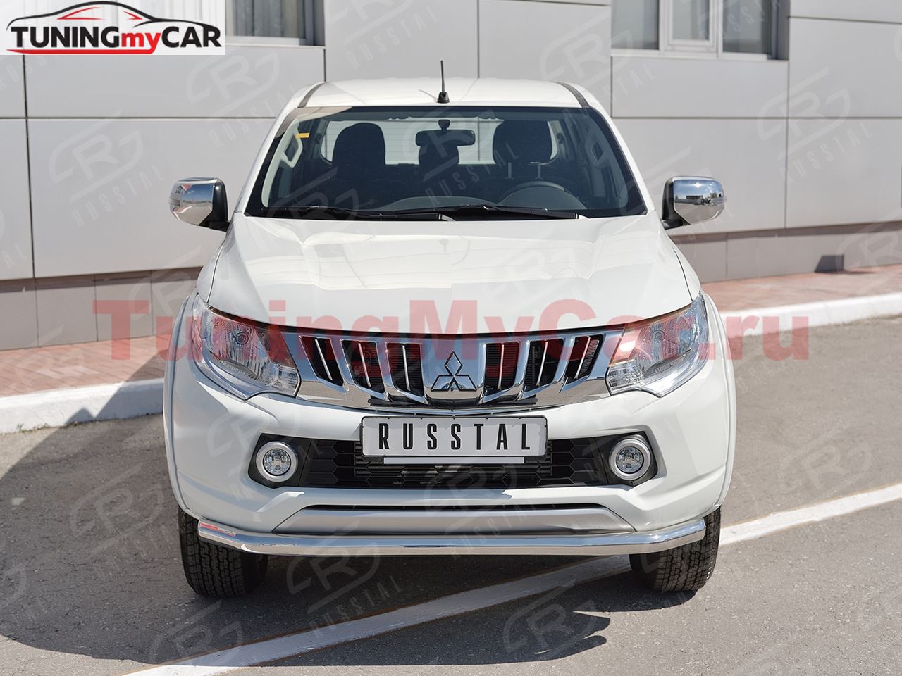Защита переднего бампера D63 секция для Mitsubishi L200 2015-