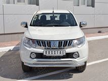 Защита переднего бампера D63 секция для Mitsubishi L200 2015-