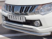 Защита переднего бампера D63 секция для Mitsubishi L200 2015-