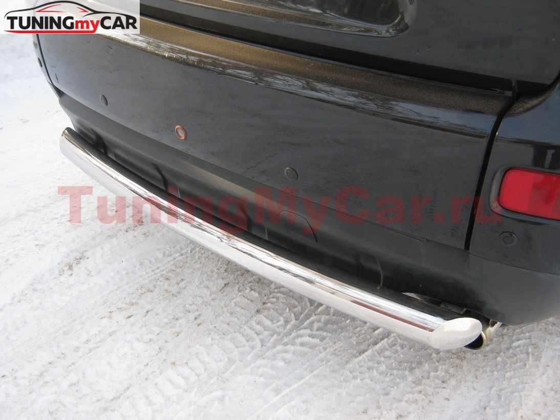 Защита заднего бампера D76 для Mitsubishi Outlander 2006-2009