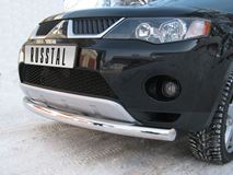 Защита переднего бампера D76 для Mitsubishi Outlander 2006-2009
