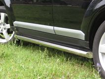 Пороги труба D63 для Mitsubishi Outlander 2010-2011