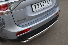 Защита заднего бампера D63/42 (дуга) для Mitsubishi Outlander 2012-2014