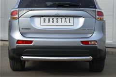 Защита заднего бампера D76 (дуга) для Mitsubishi Outlander 2012-2014