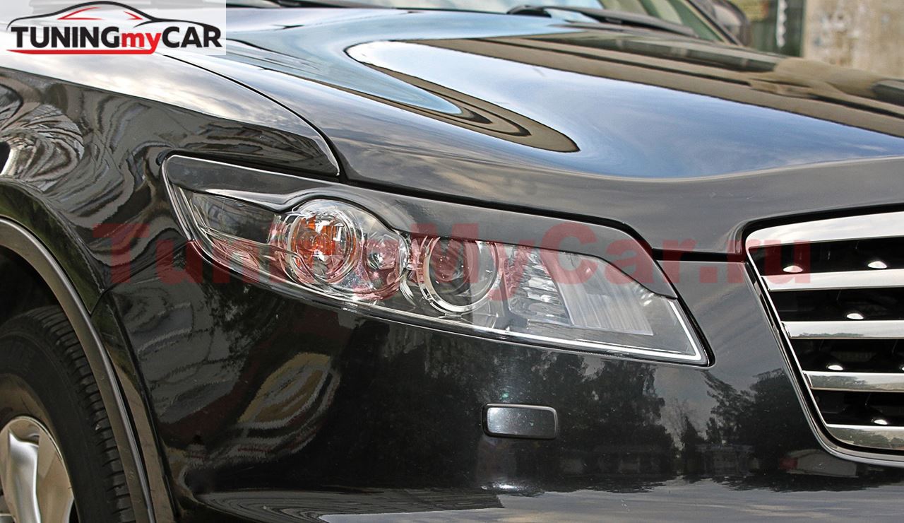 Накладки на передние фары (реснички) Infiniti FX 35 2003-2008