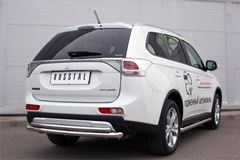 Защита заднего бампера D63 (дуга) D42 (дуга) для Mitsubishi Outlander 2014