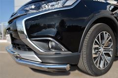 Защита переднего бампера D63 (секции) D42 (дуга) для Mitsubishi Outlander 2015-