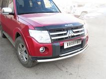 Защита переднего бампера D76/42 для Mitsubishi Pajero 4 2006-2011