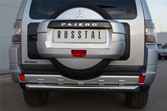 Защита заднего бампера D63 (дуга) для Mitsubishi Pajero 4 2012-2013
