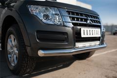 Защита переднего бампера D76 (секции) для Mitsubishi Pajero 4 2014-