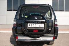 Защита заднего бампера D76 (дуга) для Mitsubishi Pajero 4 2014-