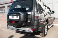 Защита заднего бампера D76 (дуга) для Mitsubishi Pajero 4 2014-