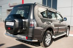 Защита заднего бампера D63 (секции) для Mitsubishi Pajero 4 2014-