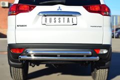 Защита заднего бампера D63 (дуга) D63 (дуга) для Mitsubishi Pajero Sport 2013-2015
