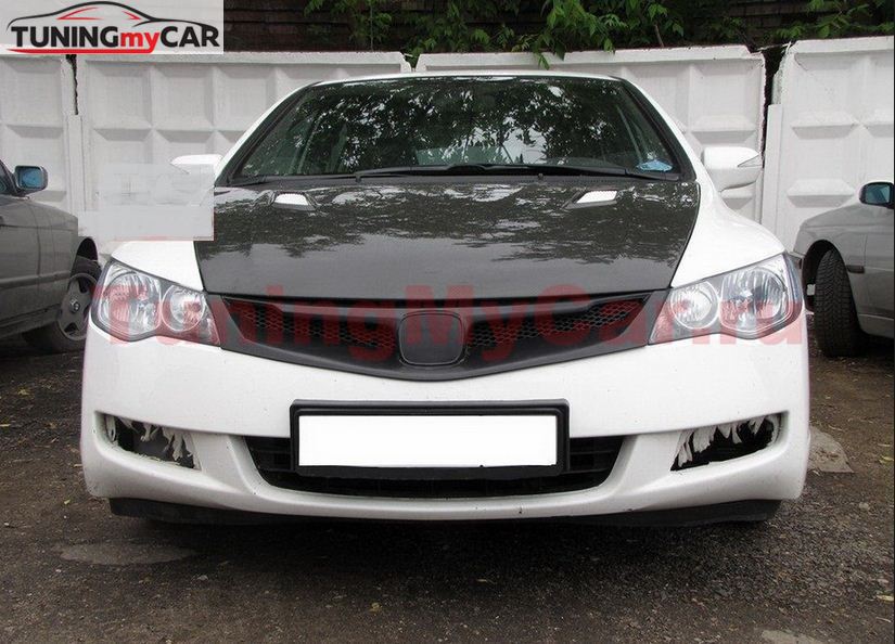 Решетка радиатора Mugen RR Style для Honda Civic 4D 2005-2009 ДОРЕСТАЙЛИНГ