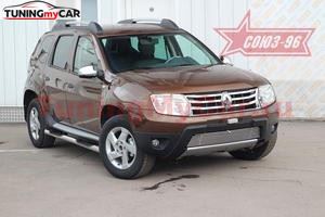 Декоративные элементы воздухозаборника d10 на Renault Duster 2012-2015