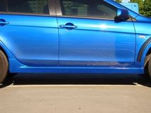 Накладки на пороги в стиле EVO для Lancer 10