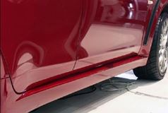 Накладки на пороги в стиле EVO для Lancer 10