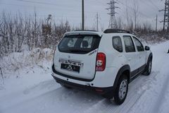 Накладка на задний бампер широкая для Renault Duster