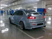 абс ПОРОГИ усиленные для Mitsubishi Lancer 10 (style 2.0)