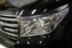 Накладки на фары (реснички) Toyota LAND CRUISER 200