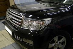Накладки на фары (реснички) Toyota LAND CRUISER 200