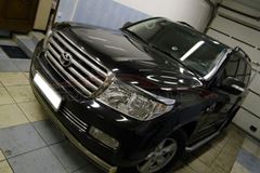Накладки на фары (реснички) Toyota LAND CRUISER 200